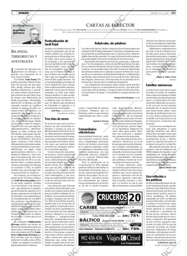 ABC MADRID 23-01-2007 página 8