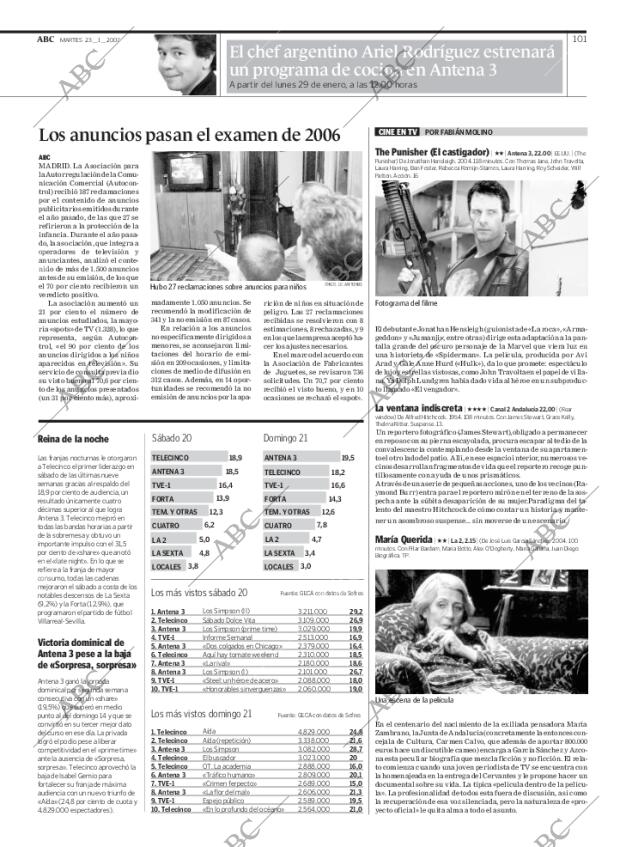 ABC SEVILLA 23-01-2007 página 101