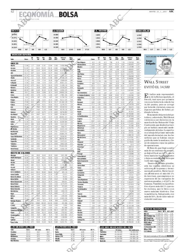 ABC SEVILLA 23-01-2007 página 62