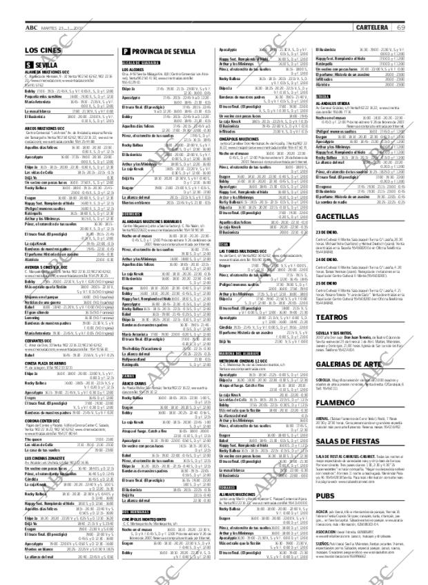 ABC SEVILLA 23-01-2007 página 69