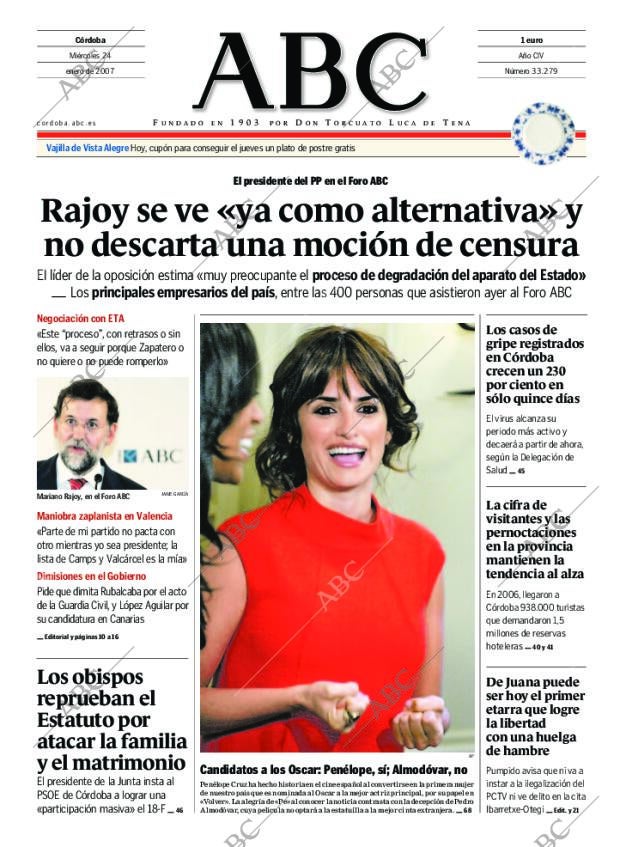 ABC CORDOBA 24-01-2007 página 1