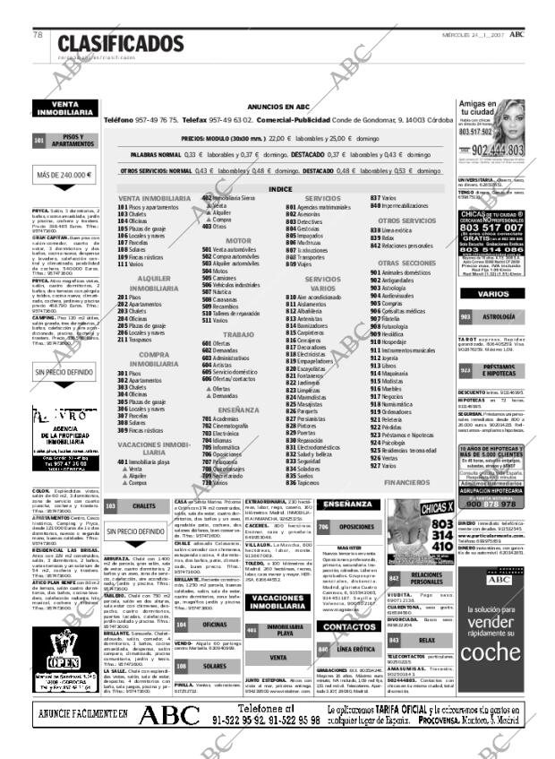 ABC CORDOBA 24-01-2007 página 78