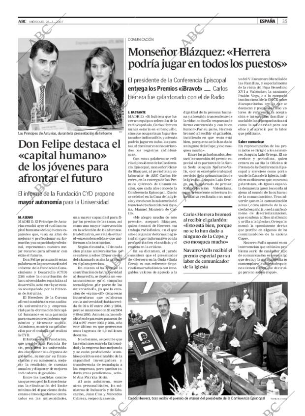 ABC MADRID 24-01-2007 página 35