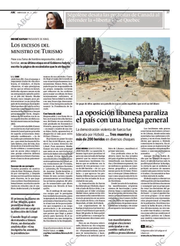 ABC MADRID 24-01-2007 página 37