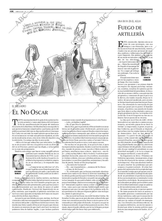 ABC MADRID 24-01-2007 página 5
