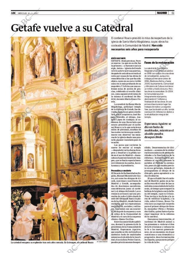 ABC MADRID 24-01-2007 página 61