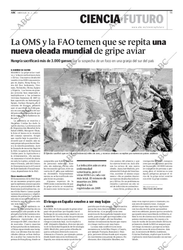 ABC MADRID 24-01-2007 página 91