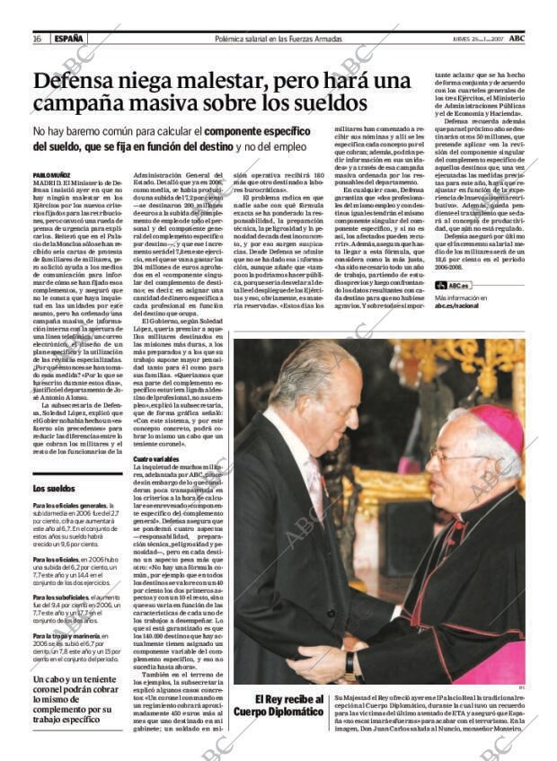 ABC MADRID 25-01-2007 página 16