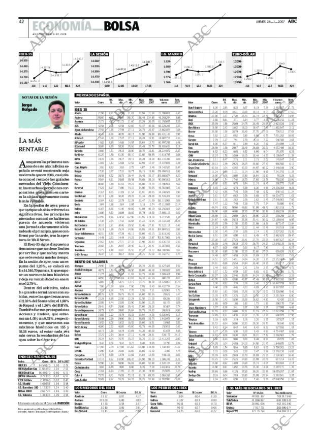 ABC MADRID 25-01-2007 página 42