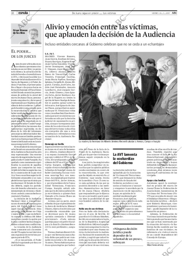 ABC MADRID 26-01-2007 página 18