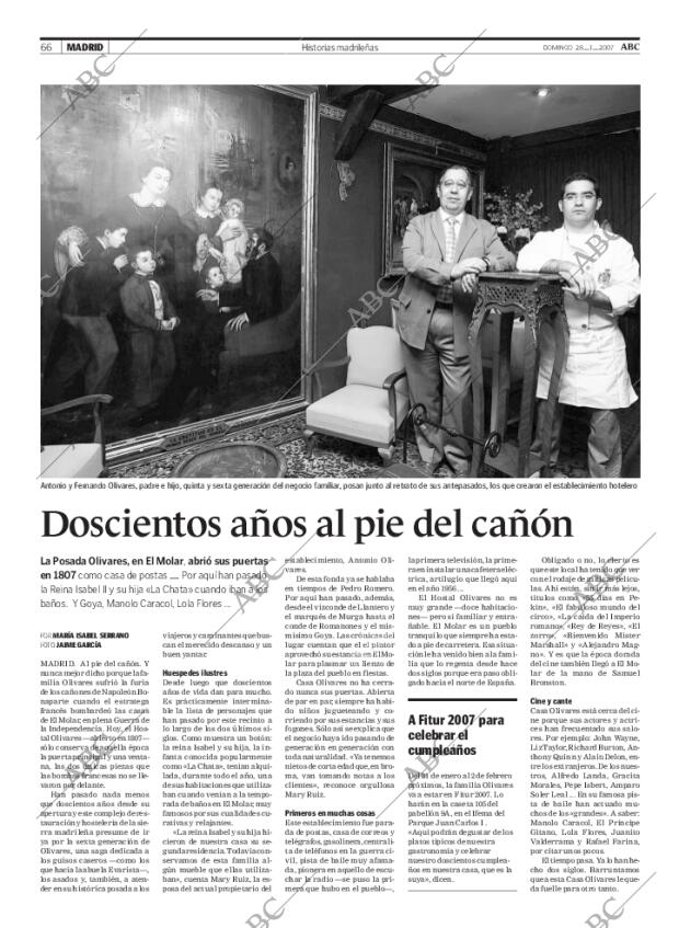 ABC MADRID 28-01-2007 página 66