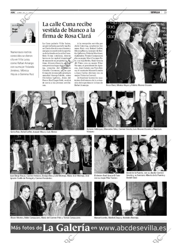 ABC SEVILLA 29-01-2007 página 19