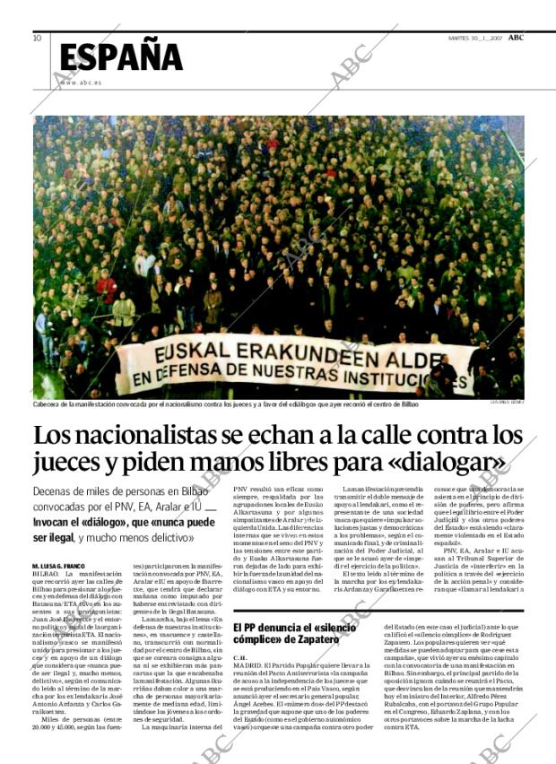 ABC MADRID 30-01-2007 página 10
