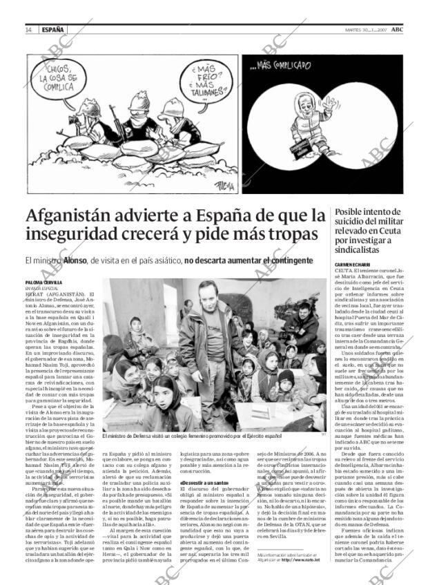 ABC MADRID 30-01-2007 página 14