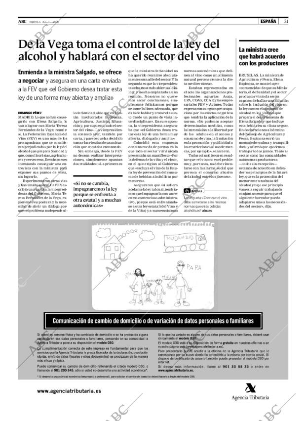 ABC MADRID 30-01-2007 página 31