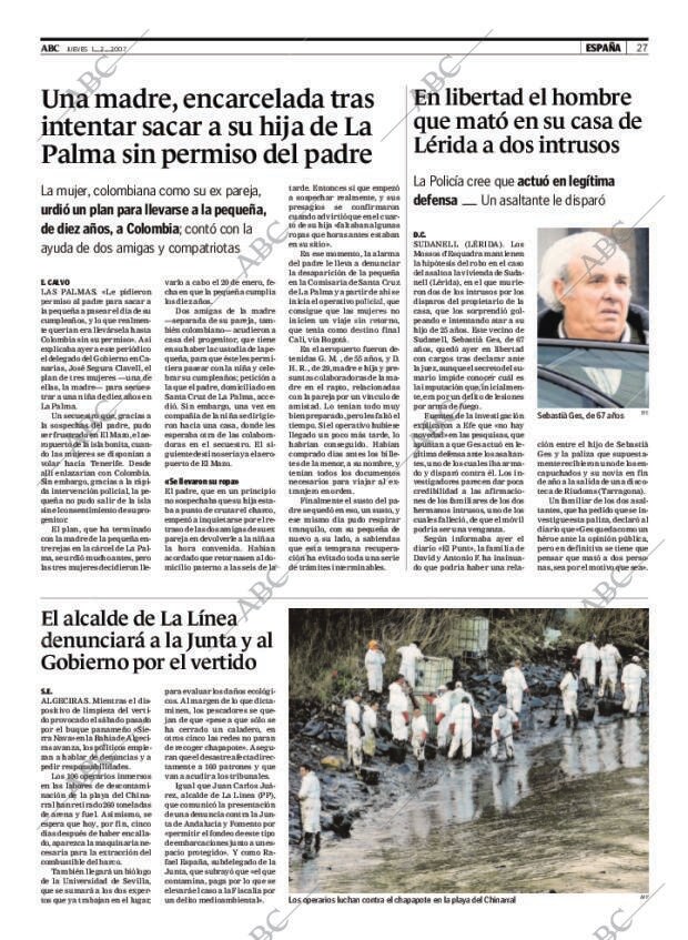 ABC MADRID 01-02-2007 página 27