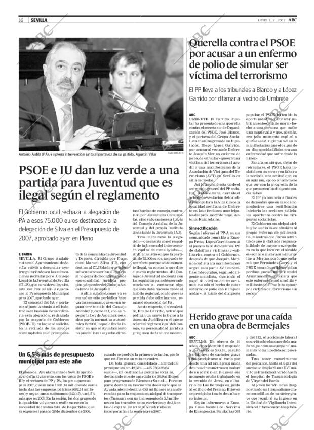 ABC SEVILLA 01-02-2007 página 16