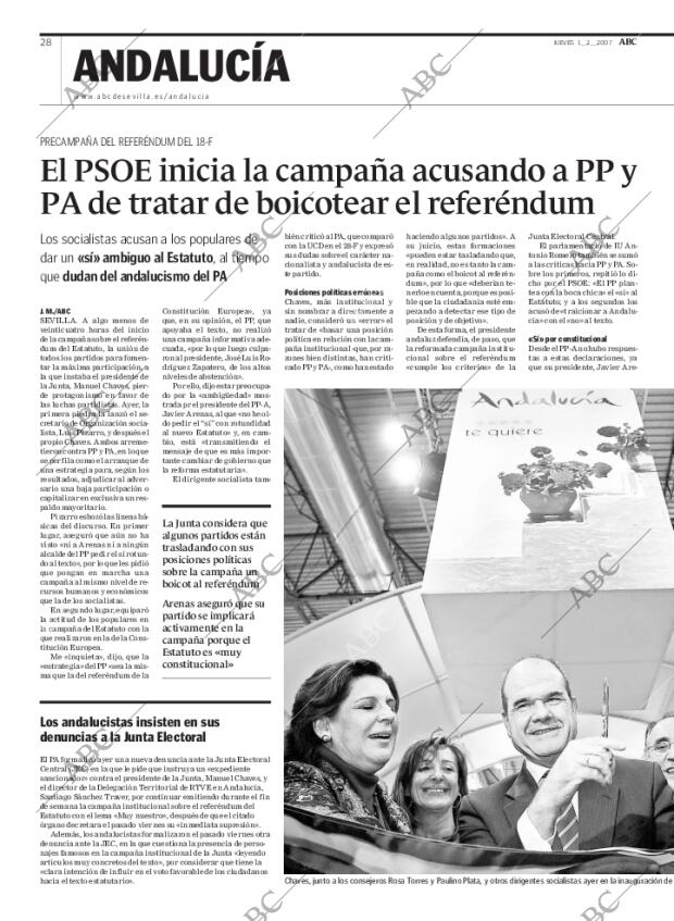 ABC SEVILLA 01-02-2007 página 28