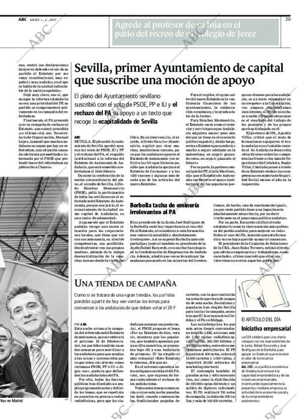 ABC SEVILLA 01-02-2007 página 29