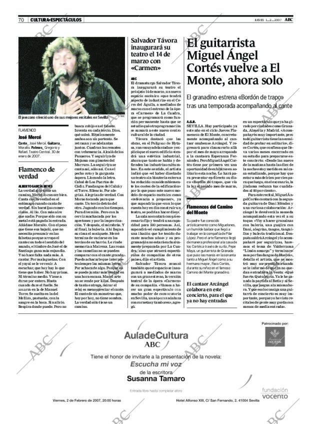 ABC SEVILLA 01-02-2007 página 70