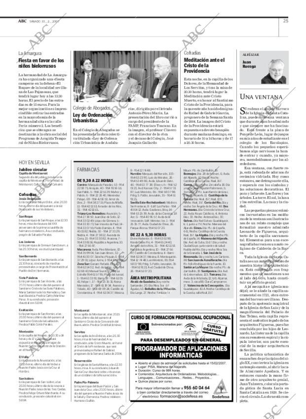 ABC SEVILLA 10-02-2007 página 25
