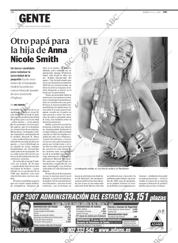 ABC SEVILLA 11-02-2007 página 118