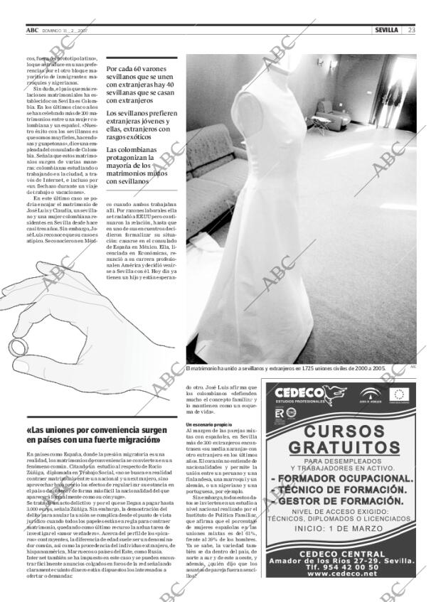 ABC SEVILLA 11-02-2007 página 23