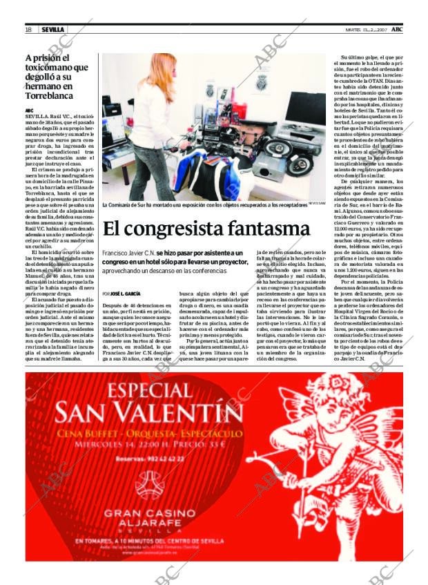ABC SEVILLA 13-02-2007 página 18