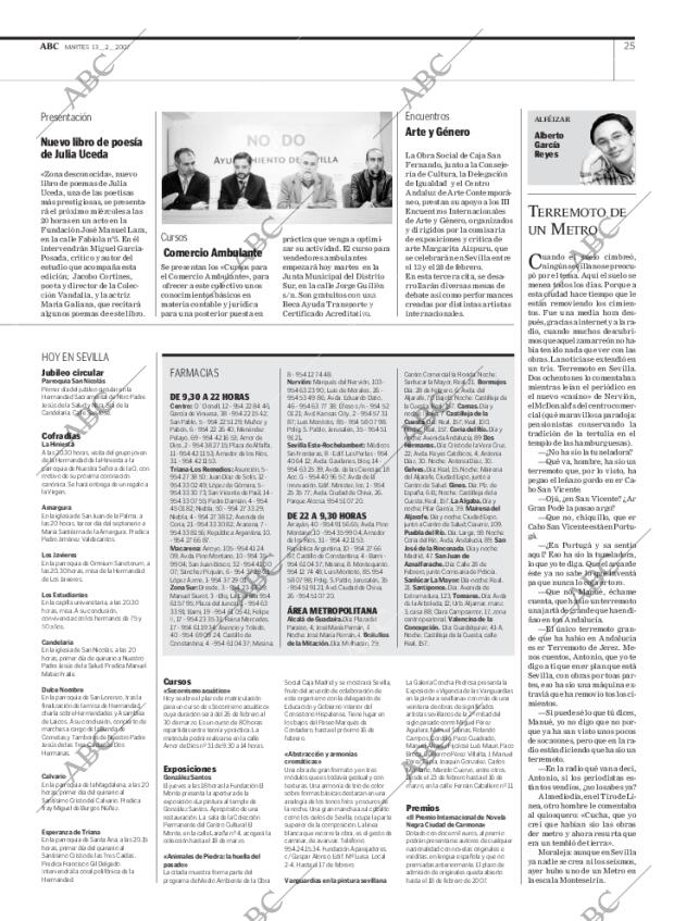 ABC SEVILLA 13-02-2007 página 25
