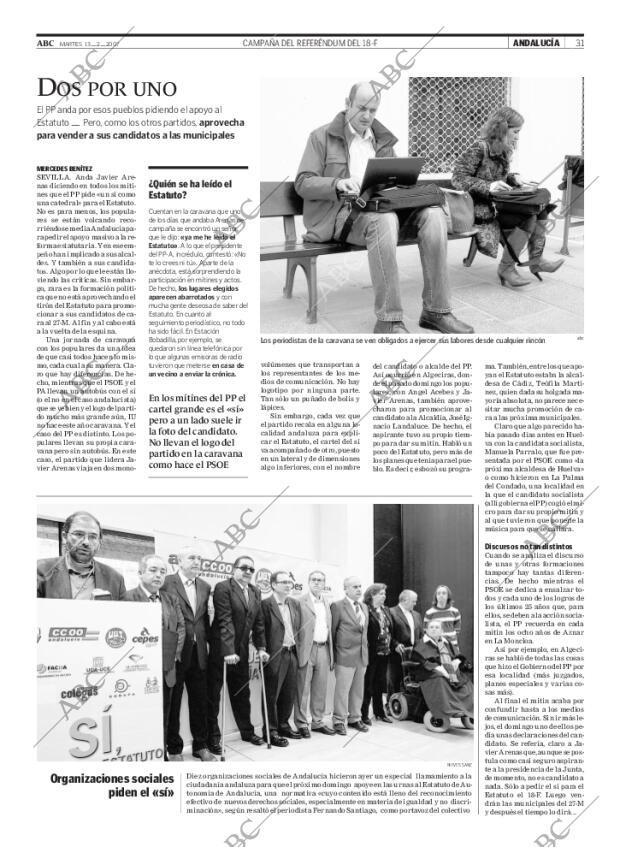 ABC SEVILLA 13-02-2007 página 31