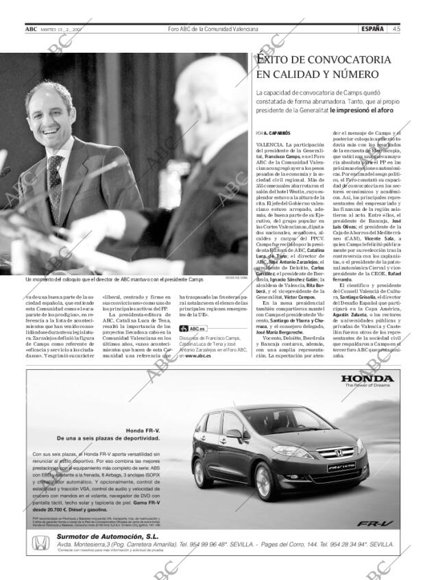 ABC SEVILLA 13-02-2007 página 45