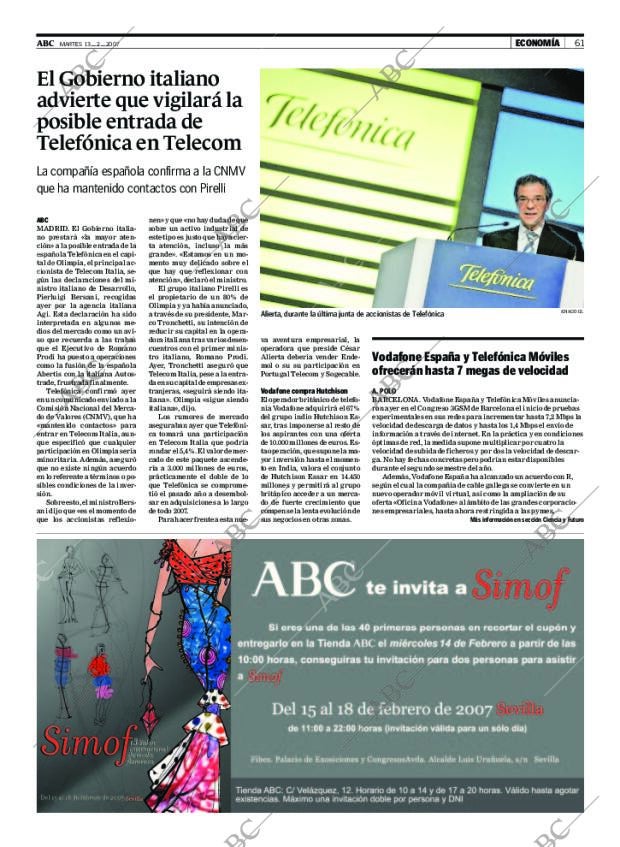ABC SEVILLA 13-02-2007 página 61
