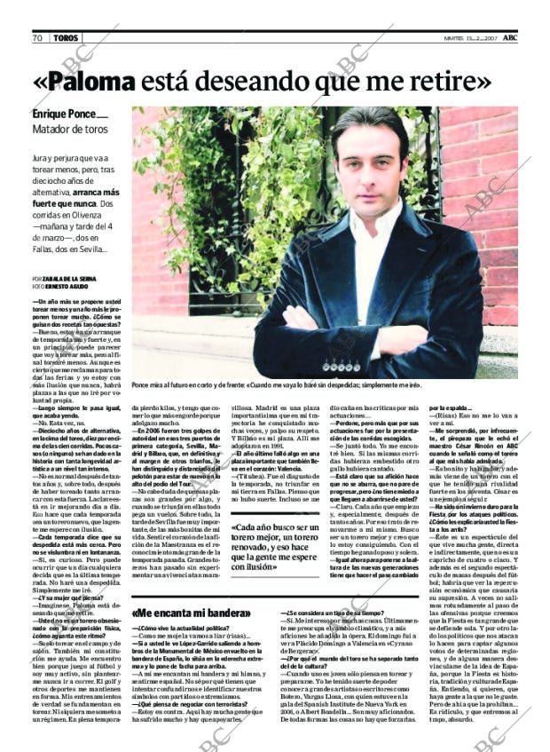 ABC SEVILLA 13-02-2007 página 70