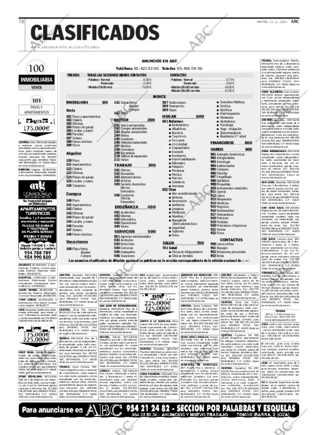 ABC SEVILLA 13-02-2007 página 78