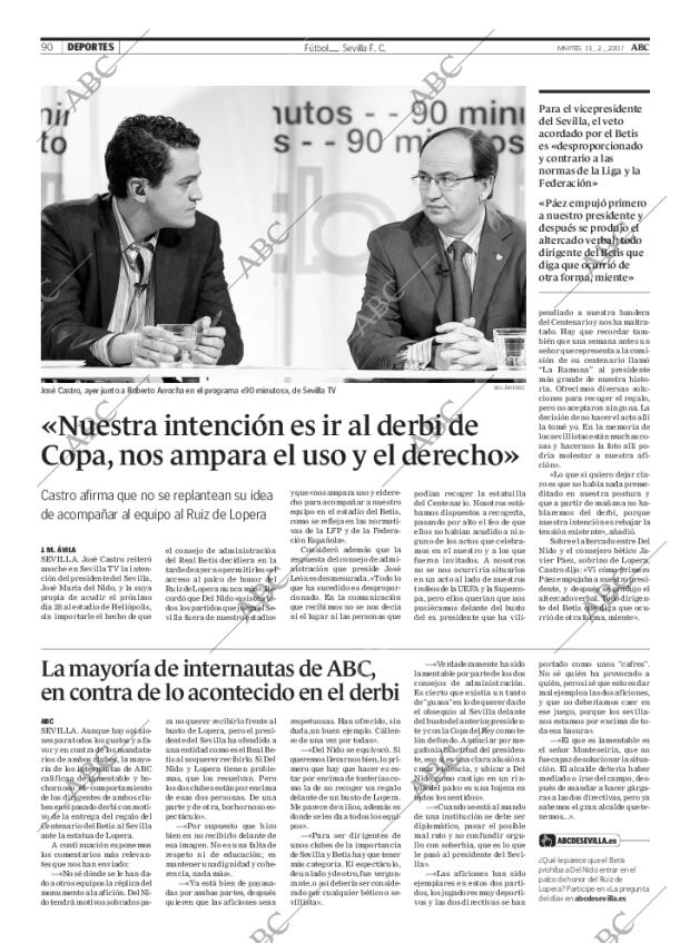 ABC SEVILLA 13-02-2007 página 90