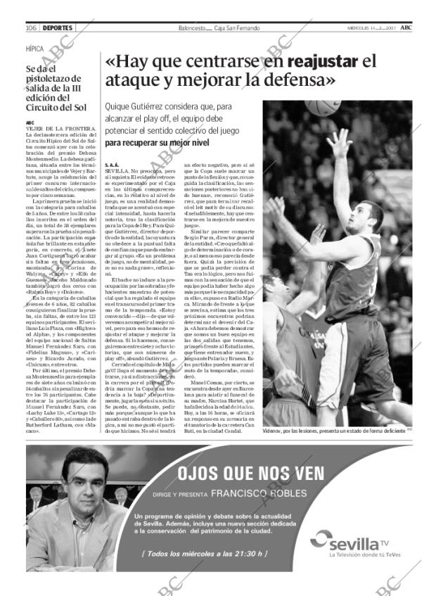 ABC SEVILLA 14-02-2007 página 106