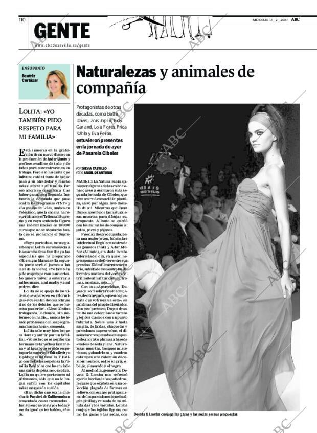 ABC SEVILLA 14-02-2007 página 110