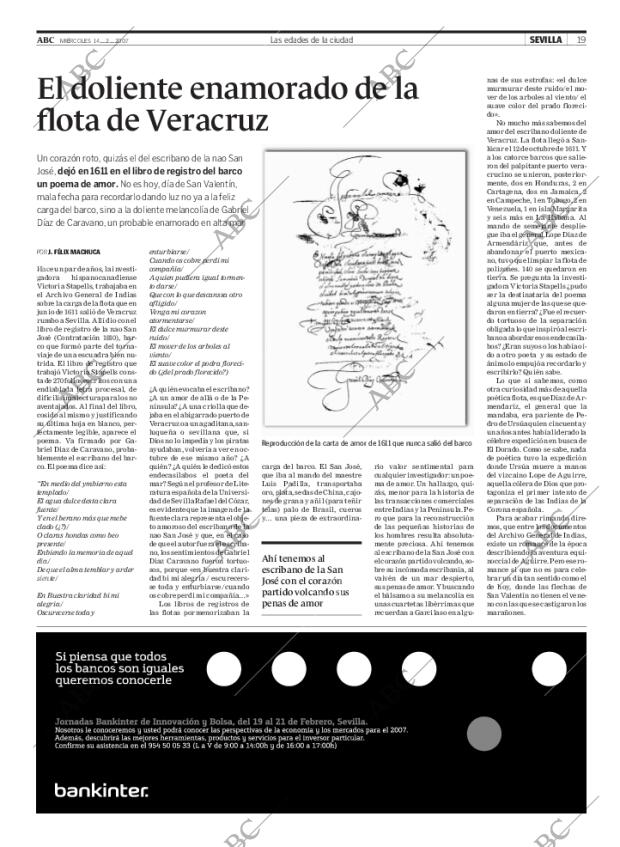ABC SEVILLA 14-02-2007 página 19