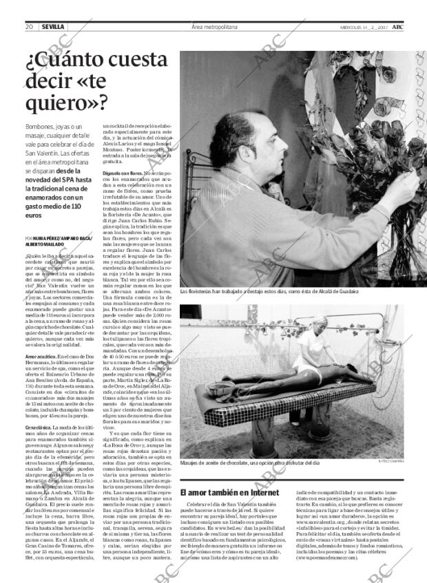 ABC SEVILLA 14-02-2007 página 20