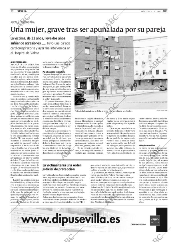 ABC SEVILLA 14-02-2007 página 22