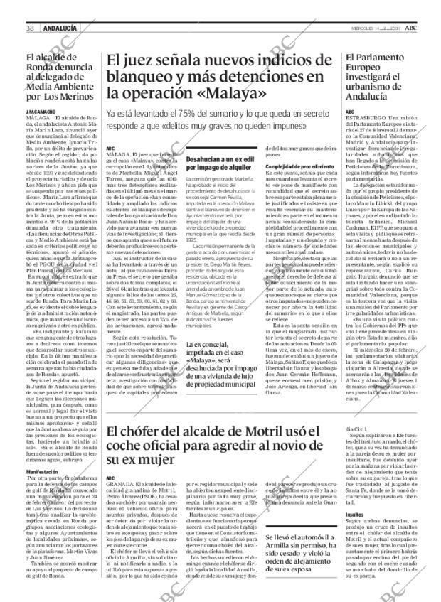 ABC SEVILLA 14-02-2007 página 38