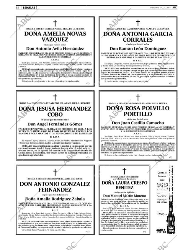 ABC SEVILLA 14-02-2007 página 84