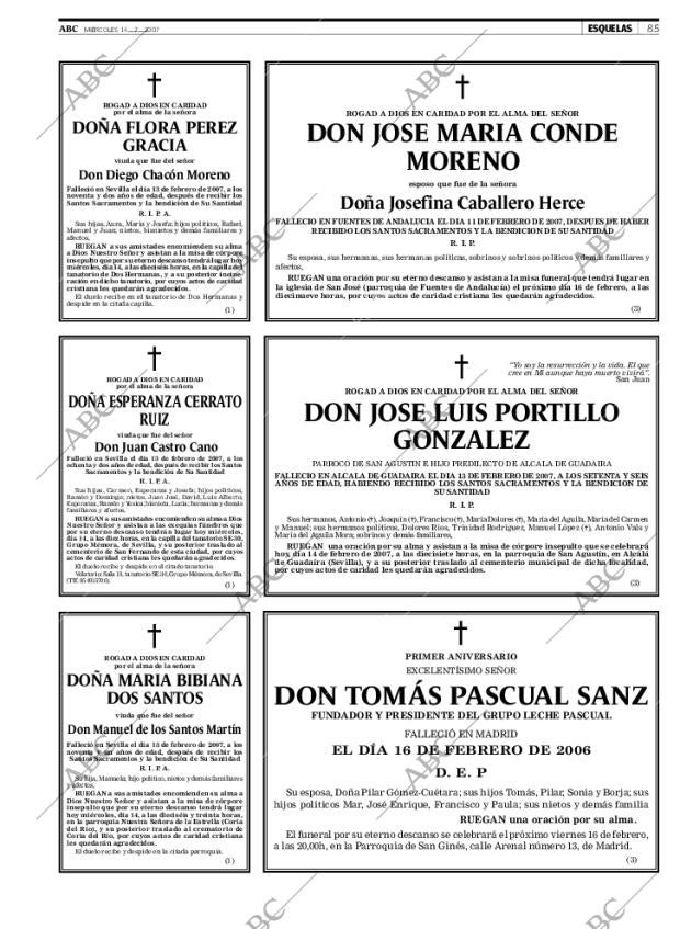 ABC SEVILLA 14-02-2007 página 85