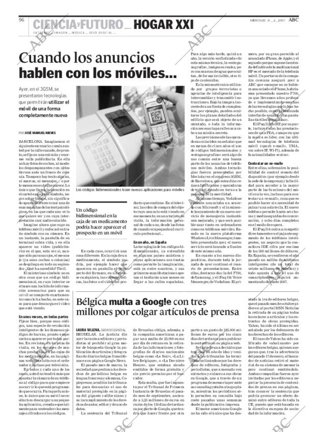 ABC SEVILLA 14-02-2007 página 96