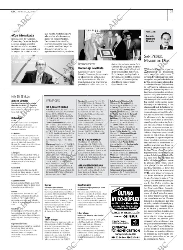 ABC SEVILLA 15-02-2007 página 25