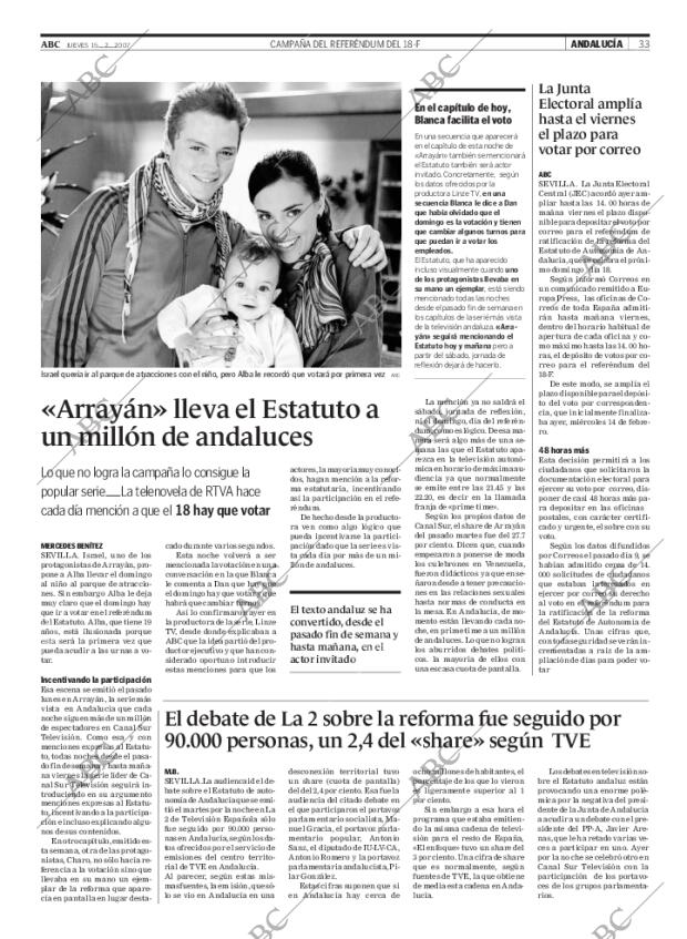 ABC SEVILLA 15-02-2007 página 33