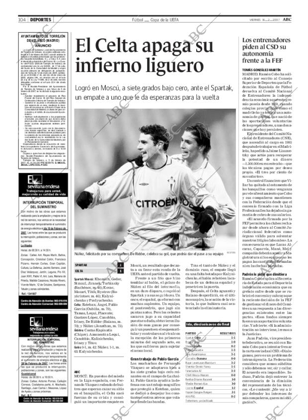 ABC SEVILLA 16-02-2007 página 104