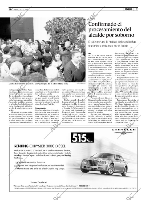 ABC SEVILLA 16-02-2007 página 21