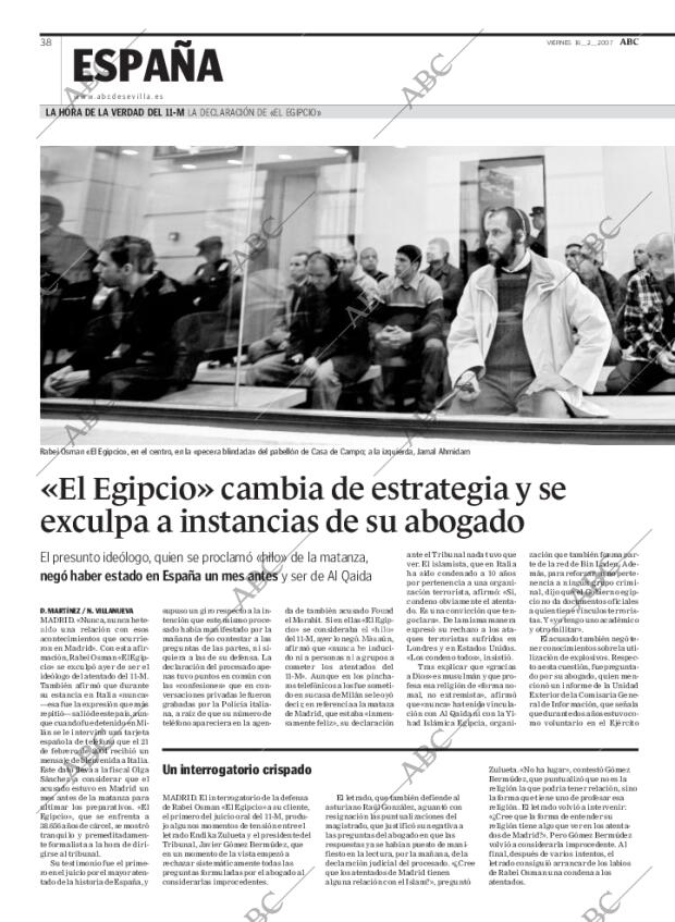 ABC SEVILLA 16-02-2007 página 38