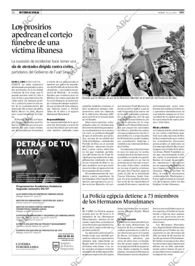 ABC SEVILLA 16-02-2007 página 56